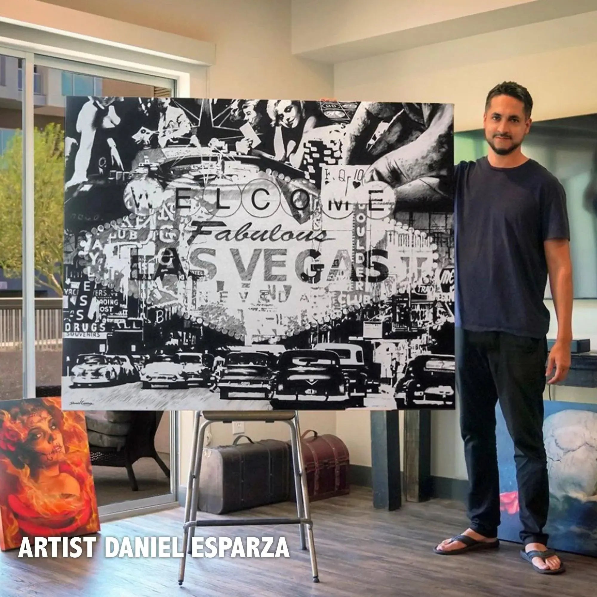 Daniel Esparza Hasta la Eternidad 12 x 18 Art Print - Daniel Esparza - Flyclothing LLC