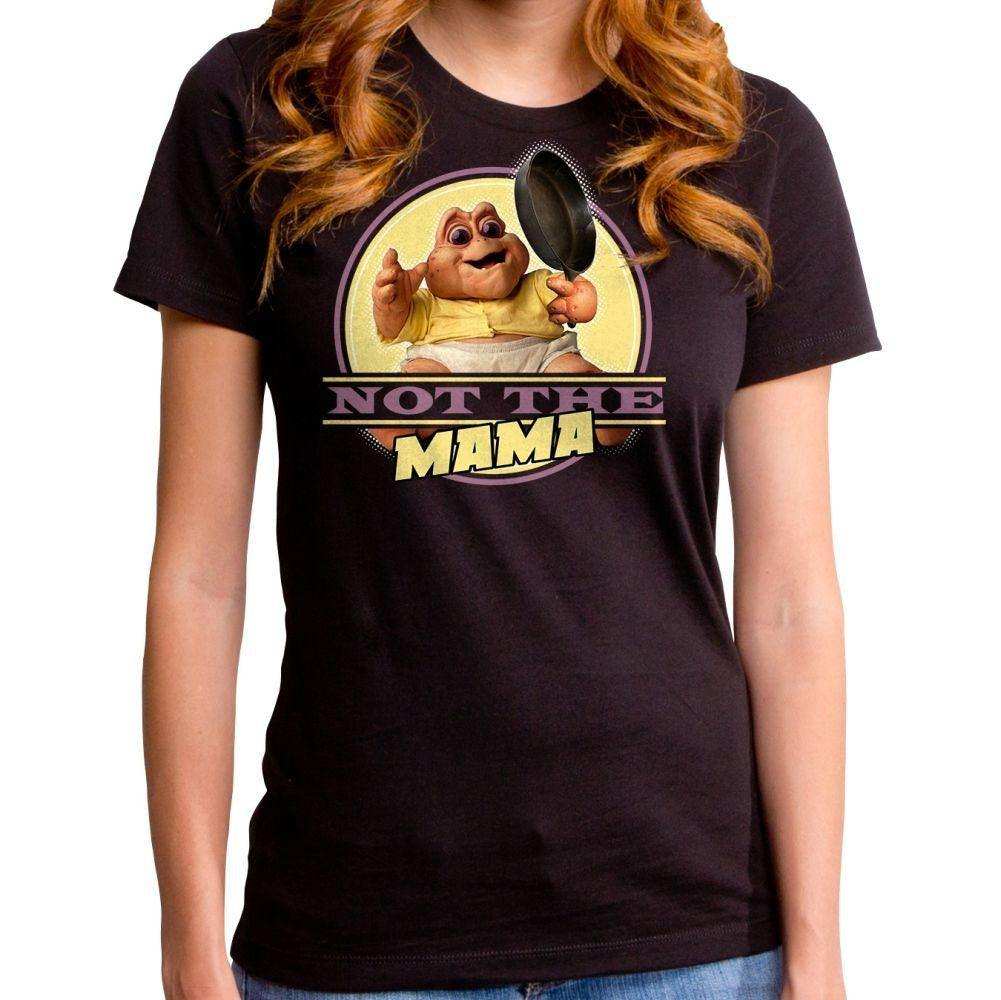 Dinosaurs not the mama with pan black girls tee - Dinosaurs - Flyclothing LLC