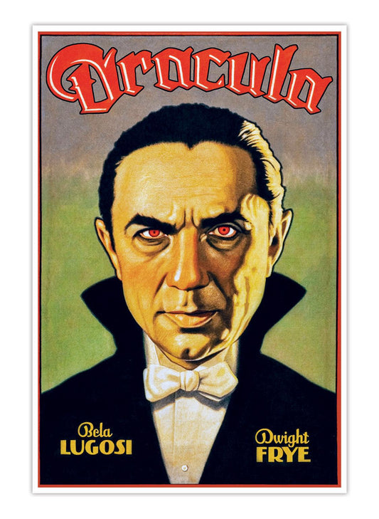 Dracula Movie Poster 12x18 Print - Lowbrow Art Company