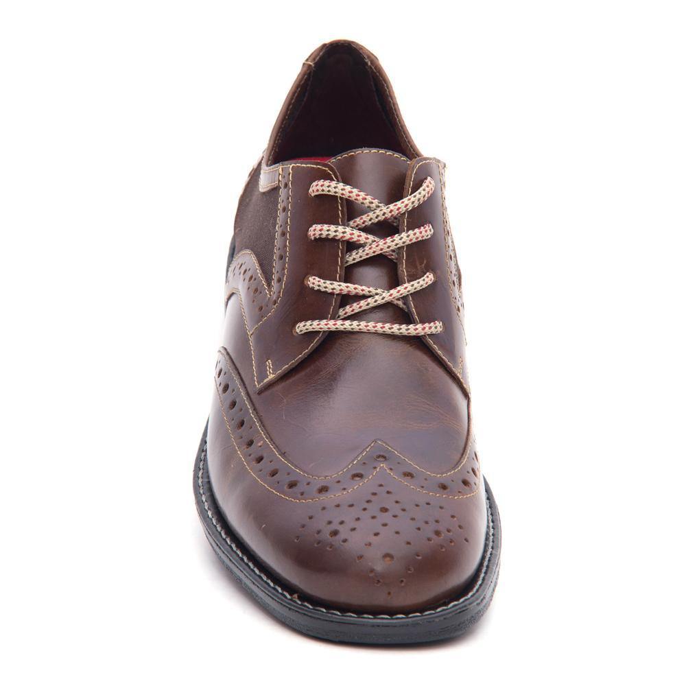 Sandro Moscoloni Dustin 4 eyelet wing tip with quarter elastic - Sandro Moscoloni