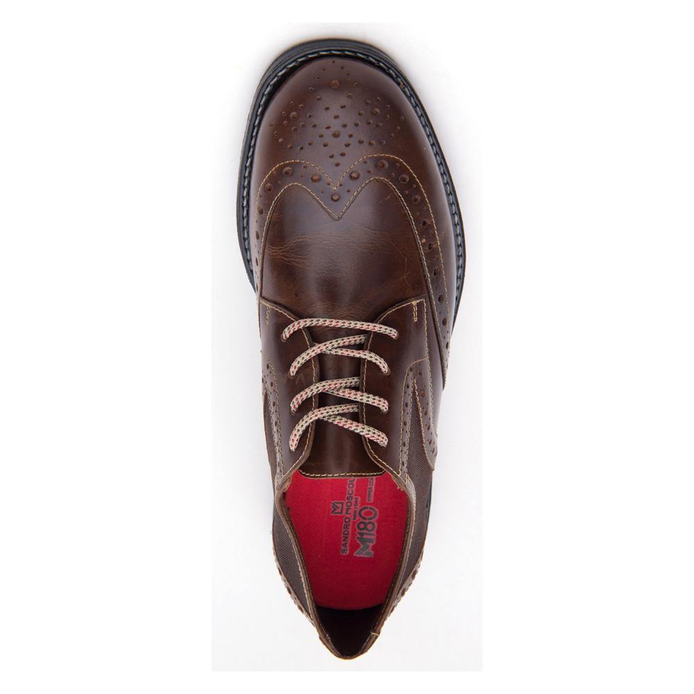 Sandro Moscoloni Dustin 4 eyelet wing tip with quarter elastic - Flyclothing LLC