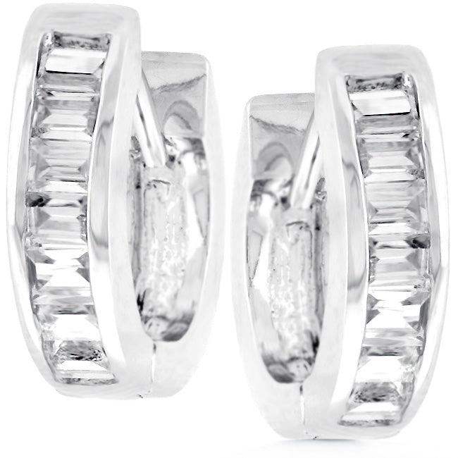 Baguette Huggie Earrings - JGI - Flyclothing LLC