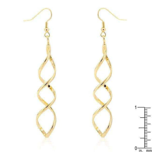 Golden Twist Earrings - JGI - Flyclothing LLC