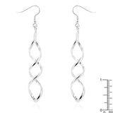 Silver Twist Earrings - JGI - Flyclothing LLC