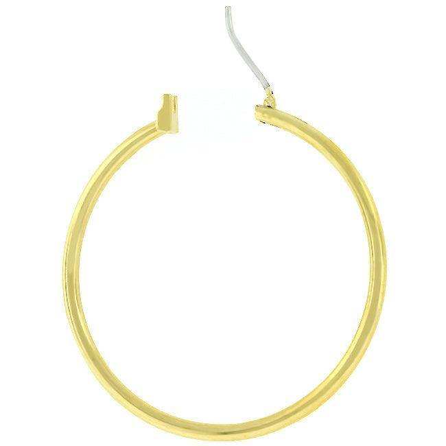 Basic Golden Hoop Earrings - JGI - Flyclothing LLC