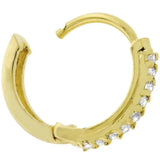 Classic Petite Hoop Earrings Goldtone Finish - JGI - Flyclothing LLC