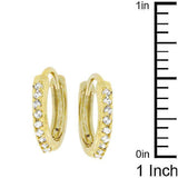 Classic Petite Hoop Earrings Goldtone Finish - JGI - Flyclothing LLC