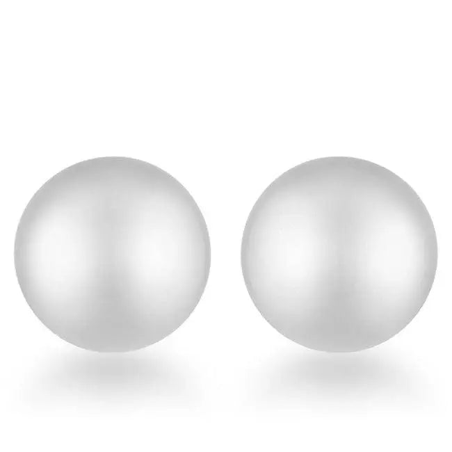 Julie Rhodium Sphere Stud Earrings - JGI - Flyclothing LLC