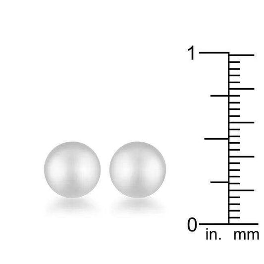 Julie Rhodium Sphere Stud Earrings - JGI - Flyclothing LLC