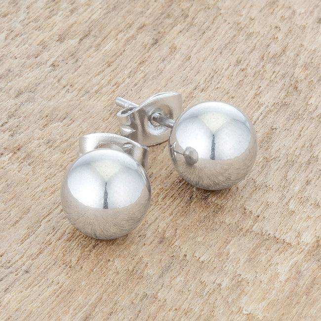 Julie Rhodium Sphere Stud Earrings - JGI - Flyclothing LLC
