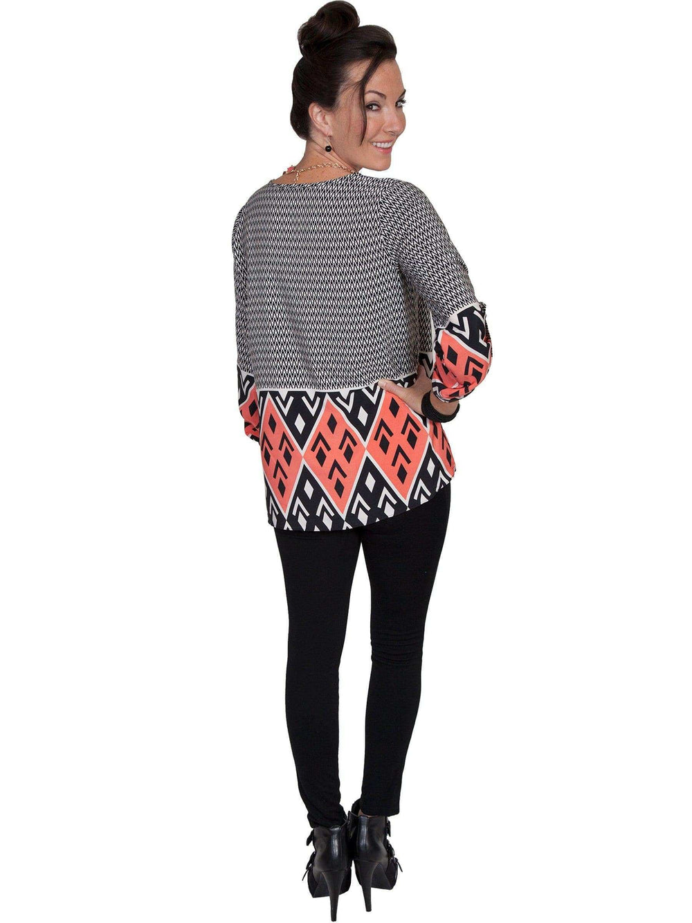 Scully CORAL HI/LO W/ROLL TAB SLEEVES - Scully Leather - Flyclothing LLC