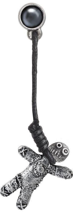 Alchemy Gothic Voodoo Doll Earring - Alchemy Gothic