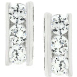 Cubic Zirconia Slate Stud Earrings - JGI - Flyclothing LLC