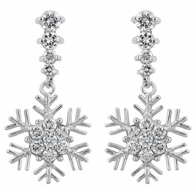 Snowflake Drop Earrings - JGI - Flyclothing LLC