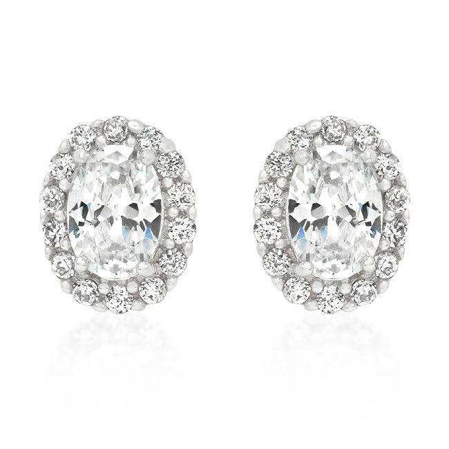 Clear Stone Estate Earrings - JGI - Flyclothing LLC
