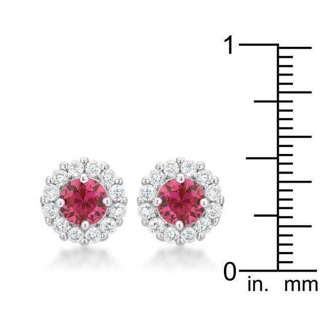Bella Bridal Earrings in Pink - JGI - Flyclothing LLC