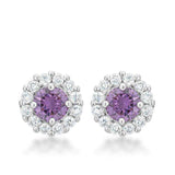 Bella Bridal Earrings in Purple - JGI - Flyclothing LLC
