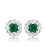 Bella Bridal Earrings in Green - JGI - Flyclothing LLC