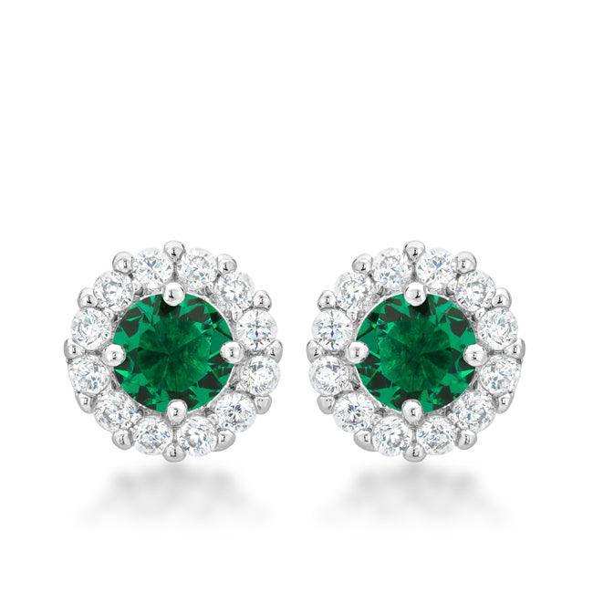 Bella Bridal Earrings in Green - JGI - Flyclothing LLC