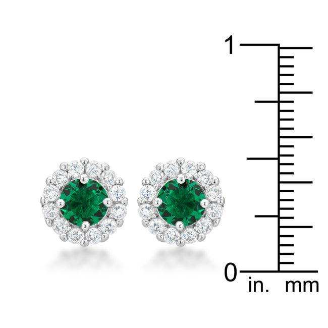 Bella Bridal Earrings in Green - JGI - Flyclothing LLC