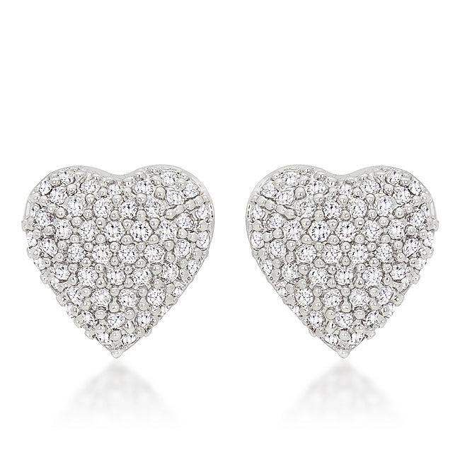 Special Pave Heart Earrings - JGI - Flyclothing LLC