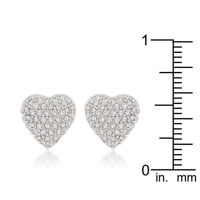 Special Pave Heart Earrings - JGI - Flyclothing LLC