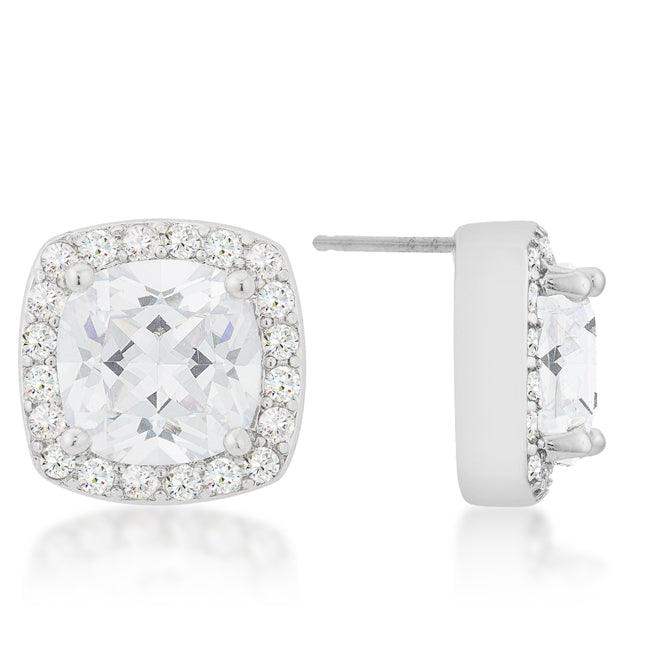 Pave Halo Earrings - JGI - Flyclothing LLC