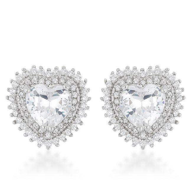 Halo Heart Earrings - JGI - Flyclothing LLC