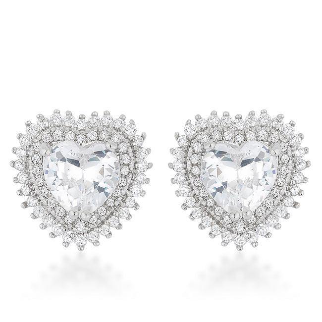 Halo Heart Earrings - JGI