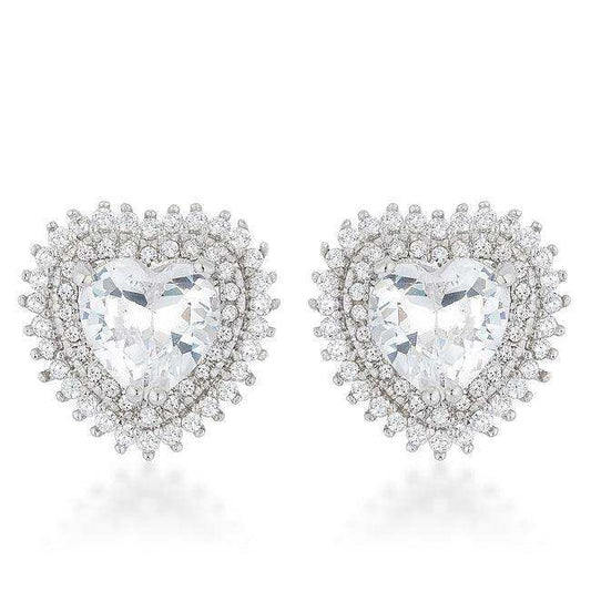 Halo Heart Earrings - JGI - Flyclothing LLC