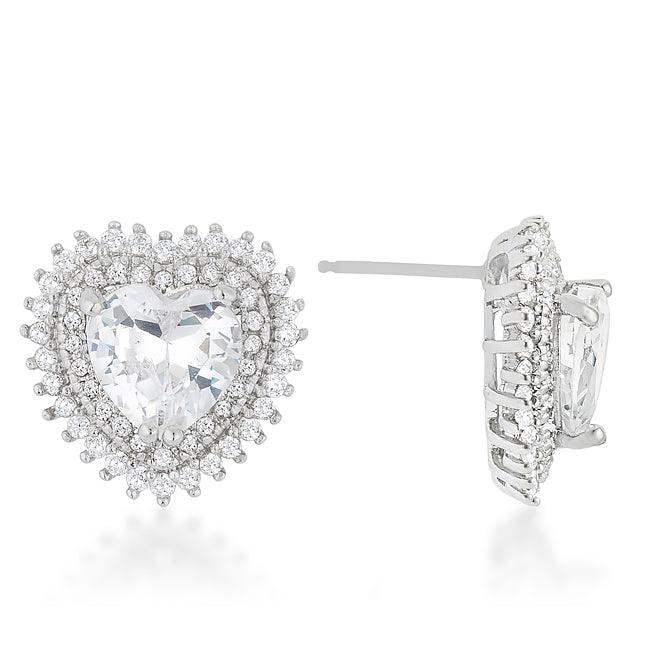 Halo Heart Earrings - JGI - Flyclothing LLC