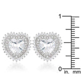 Halo Heart Earrings - JGI - Flyclothing LLC