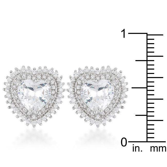 Halo Heart Earrings - JGI - Flyclothing LLC