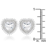 Halo Heart Earrings - JGI