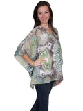 Scully MULTI PRINTED KAFTAN BLOUSE - Scully Leather