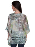 Scully MULTI PRINTED KAFTAN BLOUSE - Scully Leather