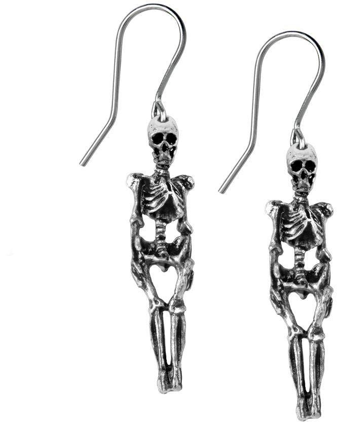 Alchemy Metal-Wear Skeleton Earrings - Alchemy Gothic