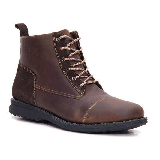 Sandro Moscoloni Eugene 6 eyelet straight tip boot brown - Sandro Moscoloni