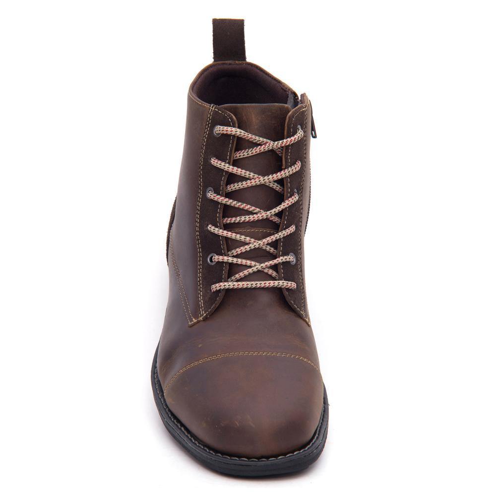 Sandro Moscoloni Eugene 6 eyelet straight tip boot brown - Sandro Moscoloni