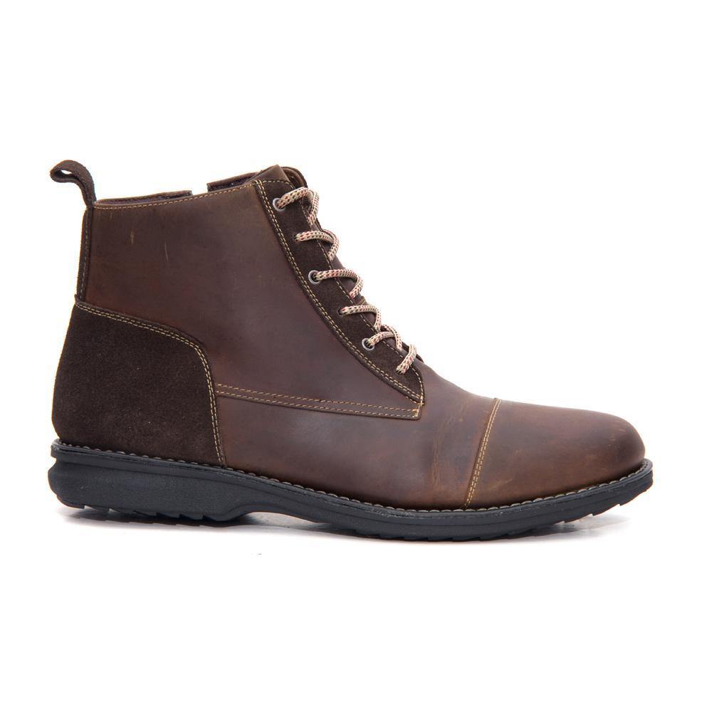 Sandro Moscoloni Eugene 6 eyelet straight tip boot brown - Flyclothing LLC