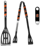Cincinnati Bengals 2 pc BBQ Set and Bottle Opener - Siskiyou Buckle