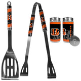 Cincinnati Bengals 2pc BBQ Set with Tailgate Salt & Pepper Shakers - Siskiyou Buckle