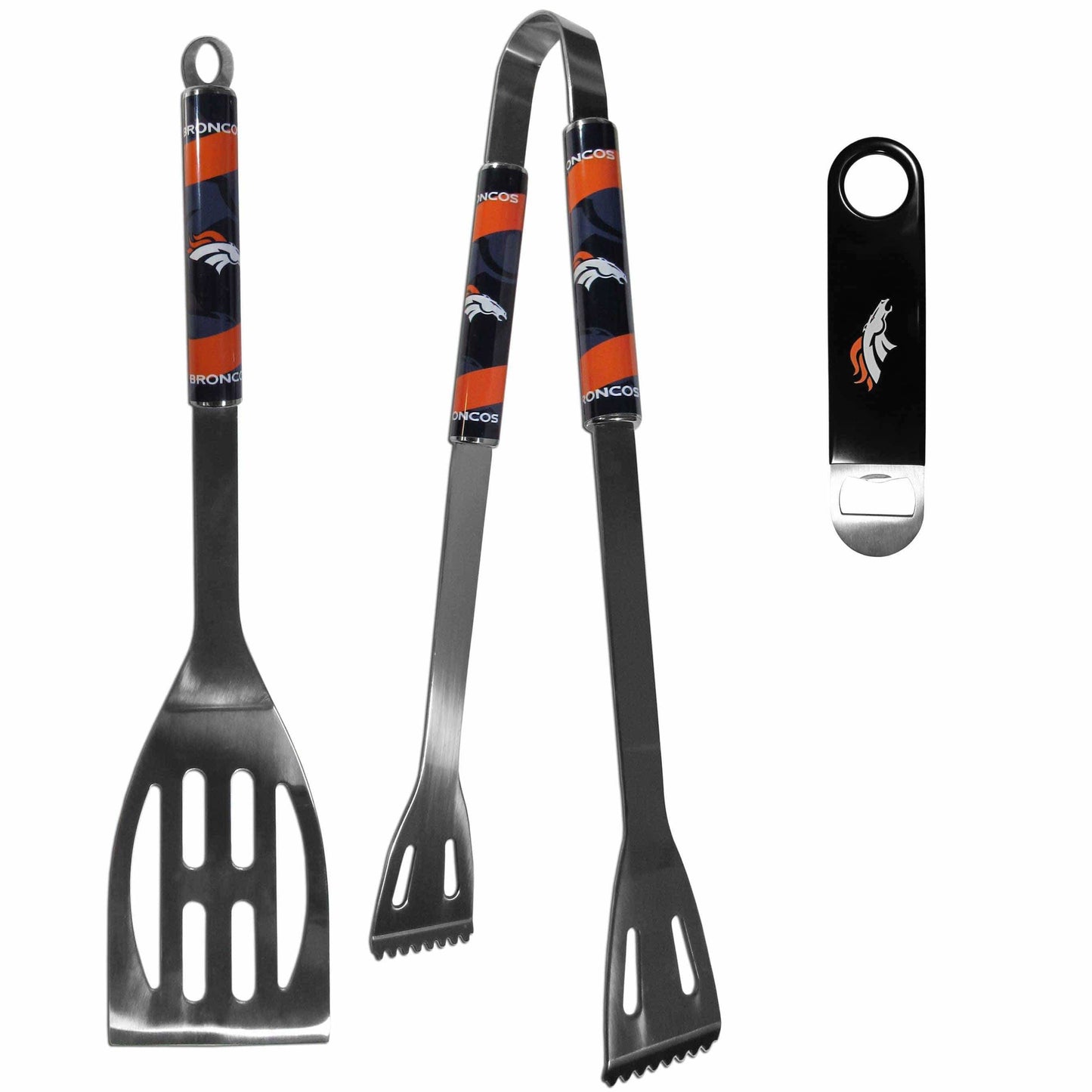 Denver Broncos 2 pc BBQ Set and Bottle Opener - Siskiyou Buckle - Flyclothing LLC