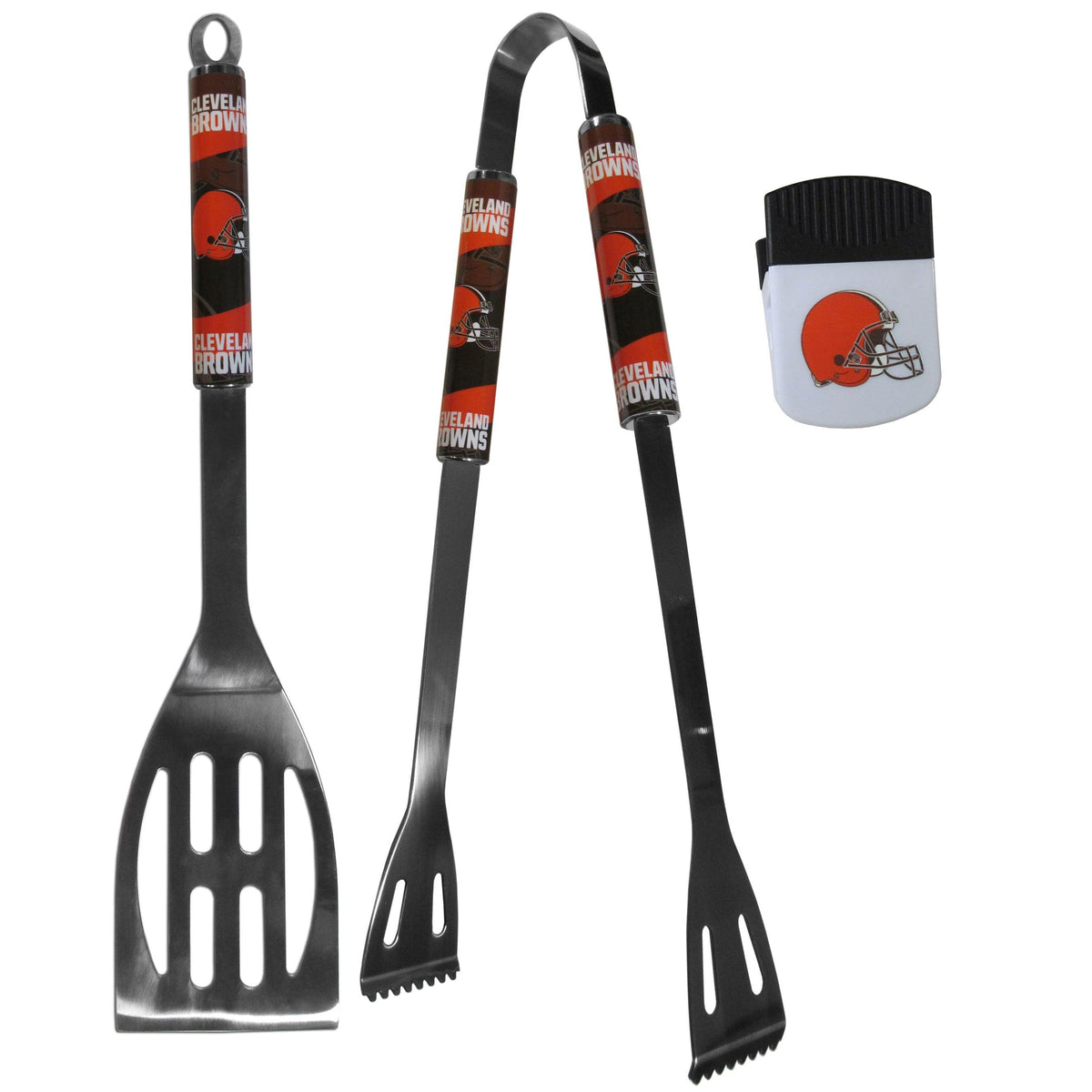 Cleveland Browns 2 pc BBQ Set and Chip Clip - Flyclothing LLC
