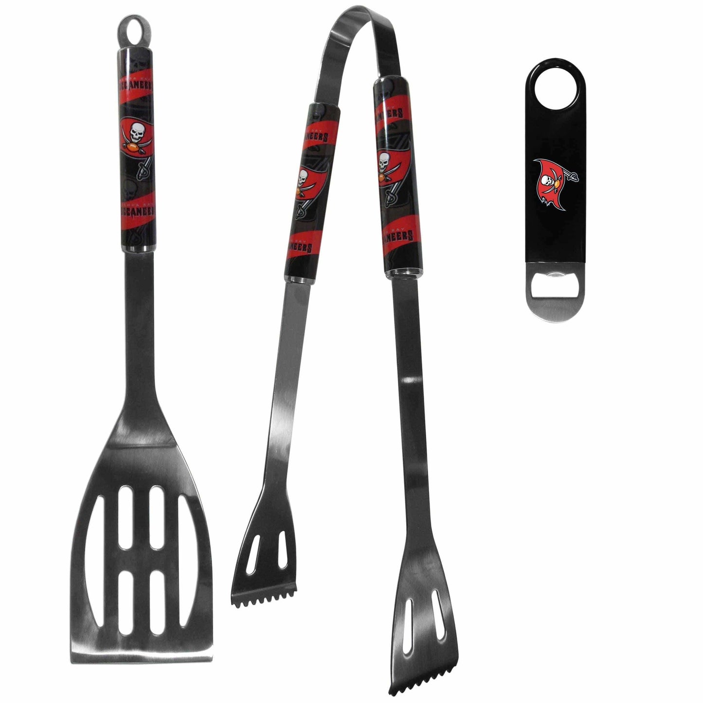 Tampa Bay Buccaneers 2 pc BBQ Set and Bottle Opener - Siskiyou Buckle - Flyclothing LLC