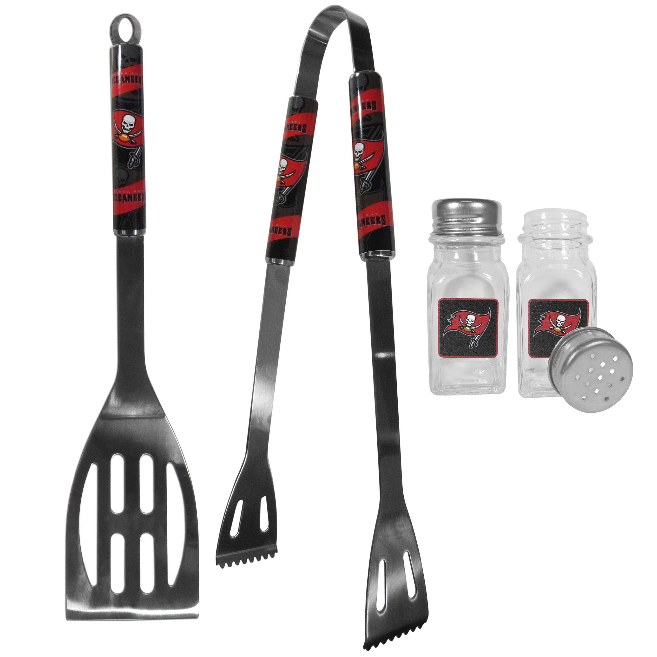 Tampa Bay Buccaneers 2pc BBQ Set with Salt & Pepper Shakers - Flyclothing LLC