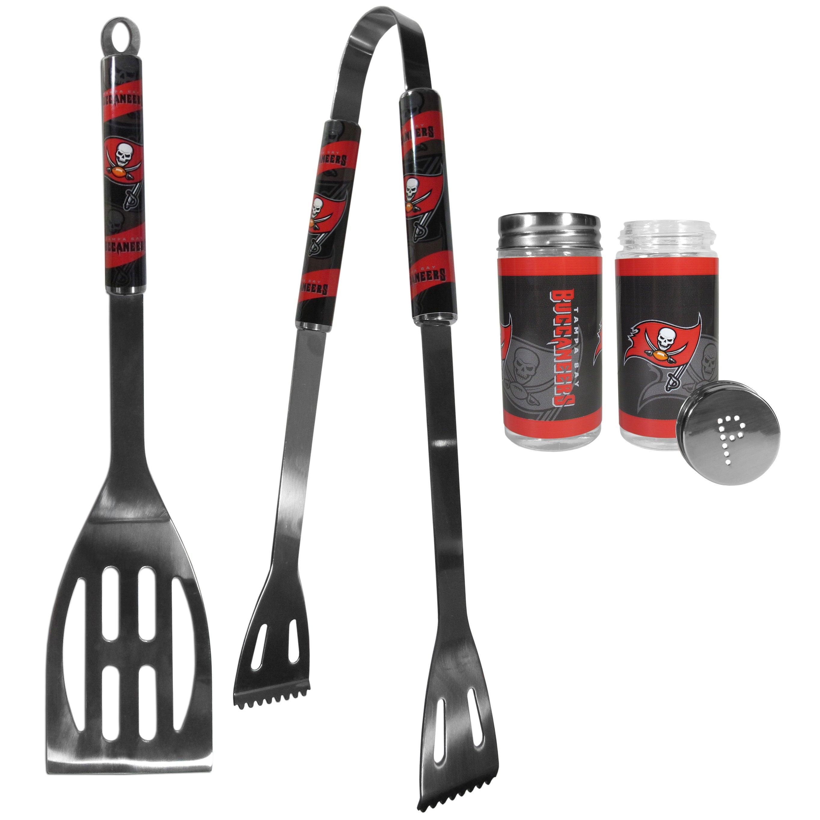 Tampa Bay Buccaneers 2pc BBQ Set with Tailgate Salt & Pepper Shakers - Flyclothing LLC