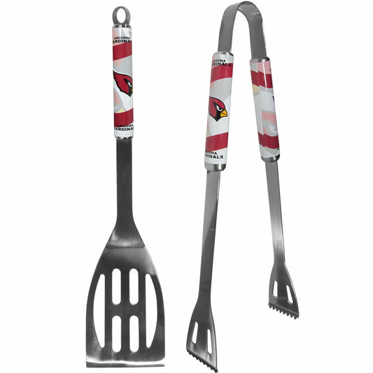 Arizona Cardinals 2 pc Steel BBQ Tool Set - Siskiyou Buckle