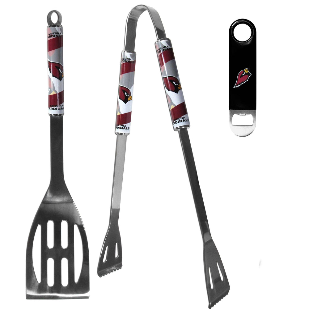 Arizona Cardinals 2 pc BBQ Set and Bottle Opener - Siskiyou Buckle