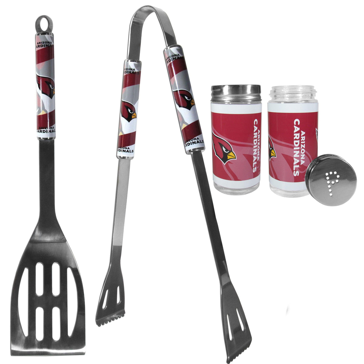 Arizona Cardinals 2pc BBQ Set with Tailgate Salt & Pepper Shakers - Flyclothing LLC
